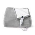 thumbnail image 5 of U by Bedsure Electric Heated Blanket Full Size 72" x 84" with Preheat Function, Soft Ribbed Flannel Harbor Mist, Fast Heating with 6 Time Settings (Up to 10H) & 6 Heat Settings, Gifts for Grandma, 5 of 10