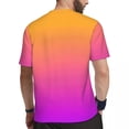 thumbnail image 3 of T Shirt For Men Gym T-Shirt For Men Watercolor Sunset T-Shirts Popular Gradient Ombre Summer Tees O, 3 of 7