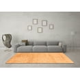 thumbnail image 3 of Ahgly Company Indoor Rectangle Solid Orange Modern Area Rugs, 3' x 5', 3 of 4