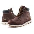 thumbnail image 7 of Jacata Moc Toe Work Boots for Men Soft Toe Leather Non Slip Boots (Brown 10), 7 of 7