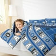 thumbnail image 5 of Feelyou Retro Soccer Sports Bedding Comforter Set, Est Sleep Rugby Football Twin Comforter Sets, Blue Cartoon Ball Reversible Bedding Set, Breathable Home Decor, 2 Pieces, 5 of 9