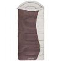 Coleman Montauk 20°F Big and Tall Adult Sleeping Bag, Brown