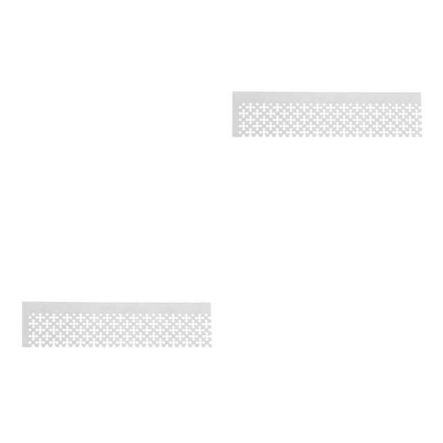jesticaly Mesh Grid Drawing Ruler 5D DIY Square Round Drill Diamond Embroidery Accessory Stainless Art Tools 15x3cm Round drill rule 2Set
