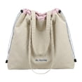 thumbnail image 1 of Bolso tote para mujer multiusos, bolso de viaje de moda para artículos esenciales de vacaciones y compras. Beige, 1 of 9