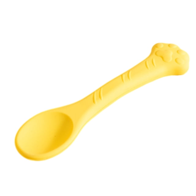 Cuchara de silicona para alimentar gatos, cuchara para premios de comida húmeda para gatos, cuchara mezcladora de comida para mascotas con mango de pata, artículos para mascotas