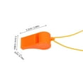 thumbnail image 6 of LOLIPPYY 30Pcs Waterproof Emergency Survival Whistles Loud Portable Outdoor Safety Signal, 6 of 8
