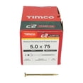 thumbnail image 3 of Timco - C2 Clamp-Fix Multi-Purpose Premium Screws - TX - Double Countersunk - Yellow (Size 5.0 x 75 - 200 Pieces), 3 of 4