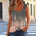thumbnail image 4 of qucoqpe Summer Sleeveless Tank Tops for Women Fashion Casual Loose Fit Crew Neck Camisole Blouses Trendy Printed Tunic Shirts, 4 of 5