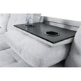 thumbnail image 2 of Lifestyle Furniture Catrina Left-Facing Sectional & Ottoman in Gray/White, 2 of 2