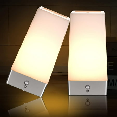 

Veilleuse Led Pile [Lot De 2] Veilleuse Avec Détecteur De Mouvement Auto/On/Off Veilleuse Enfant Lampe Pir Detecteur De Mouvement Pile Lampe De Chevet Sans Fil Pour Couloir Chambre Salle De Bébé