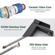 thumbnail image 2 of Extra Tall Black Basin Faucet, Stainless Steel Single Lever Bathroom Mixer Tap For Raised Basin, 2 of 5