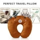 thumbnail image 5 of Inteprter Almohadas en forma de U Experiencia de sueño Máxima comodidad en cualquier lugar Almohadas de amplia aplicación para viajes Juegos de cama panda 26*30cm, 5 of 6