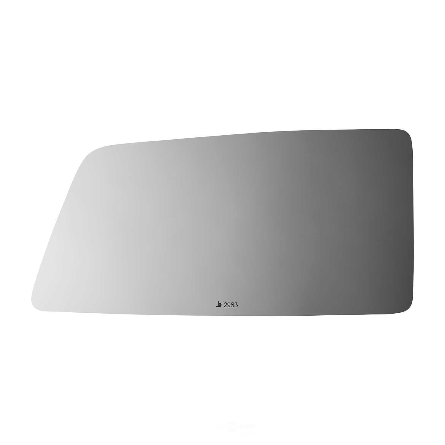 Burco Side View Mirror Replacement Glass - Clear Glass - 2983