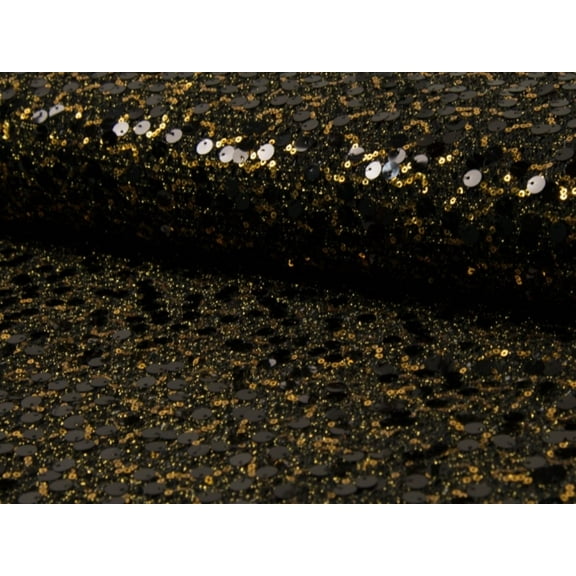 Sequin Lace Fabric Gold - per yard
