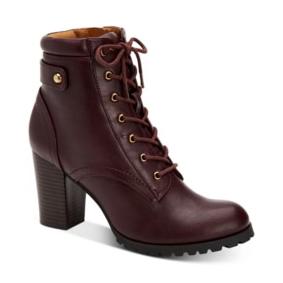 Style & Co Cassyn Lace-up Lug Sole Booties 8.5M