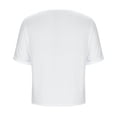 thumbnail image 5 of T Shirts for Women 2026 Summer Short Sleeve V Neck Button Down Loose Dressy Casual Office Work Tshirt Blouse, 5 of 6