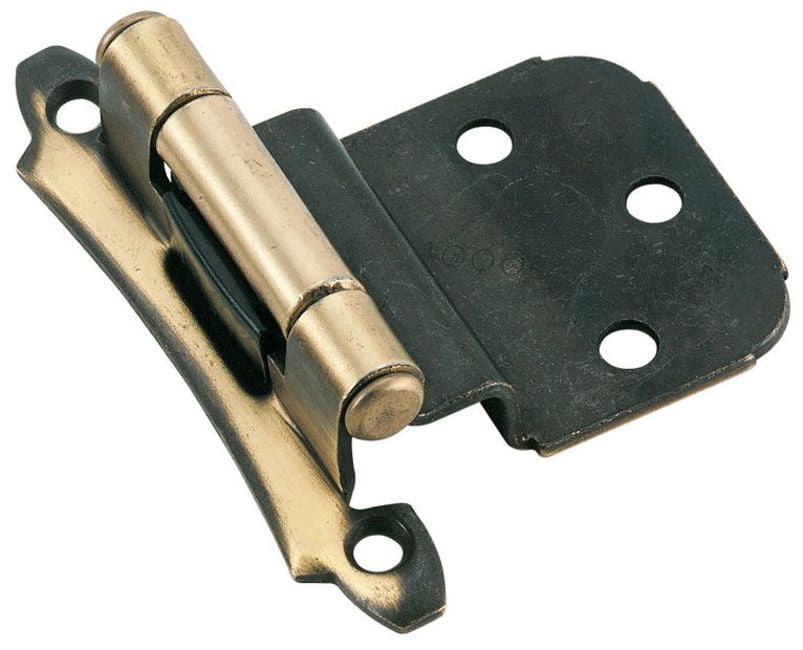 Liberty H00930L-SN-U1 3/8-Inch Inset Hinge without Spring 10-Pack