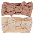 thumbnail image 4 of PAMINGONO Baby Girls Fashion Headbands Elastic Design Bow Knot Headbands Assorted Color 2Pcs 6.29X3.34X0.08In, 4 of 8