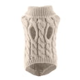 thumbnail image 2 of Dog Sweater - Warm Sweater Winter Clothes Puppy Soft Coat, Pure Color Dog Sweater for Small Medium and Large Dogs, Pet Clothing Boy Girl, 2 of 5