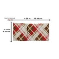 thumbnail image 2 of 3 Pack Fabric Eyeglass Case Top Closure, Slip In Eyeglass Case Soft For Medium To Large Glasses, Women - Plaid - Red&brown, Blue&black, Green&blue, 2 of 8