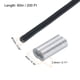 thumbnail image 2 of Uxcell 200Ft(60M) Cable de alambre de acero inoxidable 304 recubierto de vinilo de 3/64"(1mm) con 20 piezas de manguitos de aluminio negros, 2 of 7