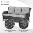 thumbnail image 5 of POCASSY 8 Piece Rattan Sofa Seating Group with Cushions, 5 of 10