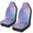 Gradient Starry Sky Theme, variant on POLERO Southwestern Geometric Car Seat Protector Polyester Washable Lightweight Automotive Vehicle Cushion for Interior Accessories