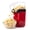 Red, variant on Casualife Air Popcorn Maker, Oil-Free Hot Air Popper, 8-Cup Capacity, One-Button Operation