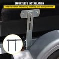 thumbnail image 4 of 48 Inch Boat Trailer Guide Ons 2 Pack Rustproof Steel with Carpet Padded Boards Mounting Parts Included for Ski Fishing or Sailboat Trailers, 4 of 6