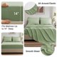 thumbnail image 4 of Set de edredón SunStyle Home Full/Queen, 7 piezas, verde, 4 of 9
