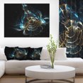 thumbnail image 1 of Green and Yellow Shiny Fractal Flower - Floral Art Canvas Print, 1 of 3