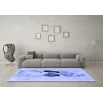 thumbnail image 3 of Ahgly Company Machine Washable Indoor Rectangle Abstract Blue Modern Area Rugs, 7' x 10', 3 of 4