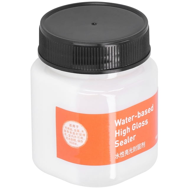Sealing Accessories WaterBased Gloss Sealer Bright Acrylic Painting Flower Pot Protection 180ml