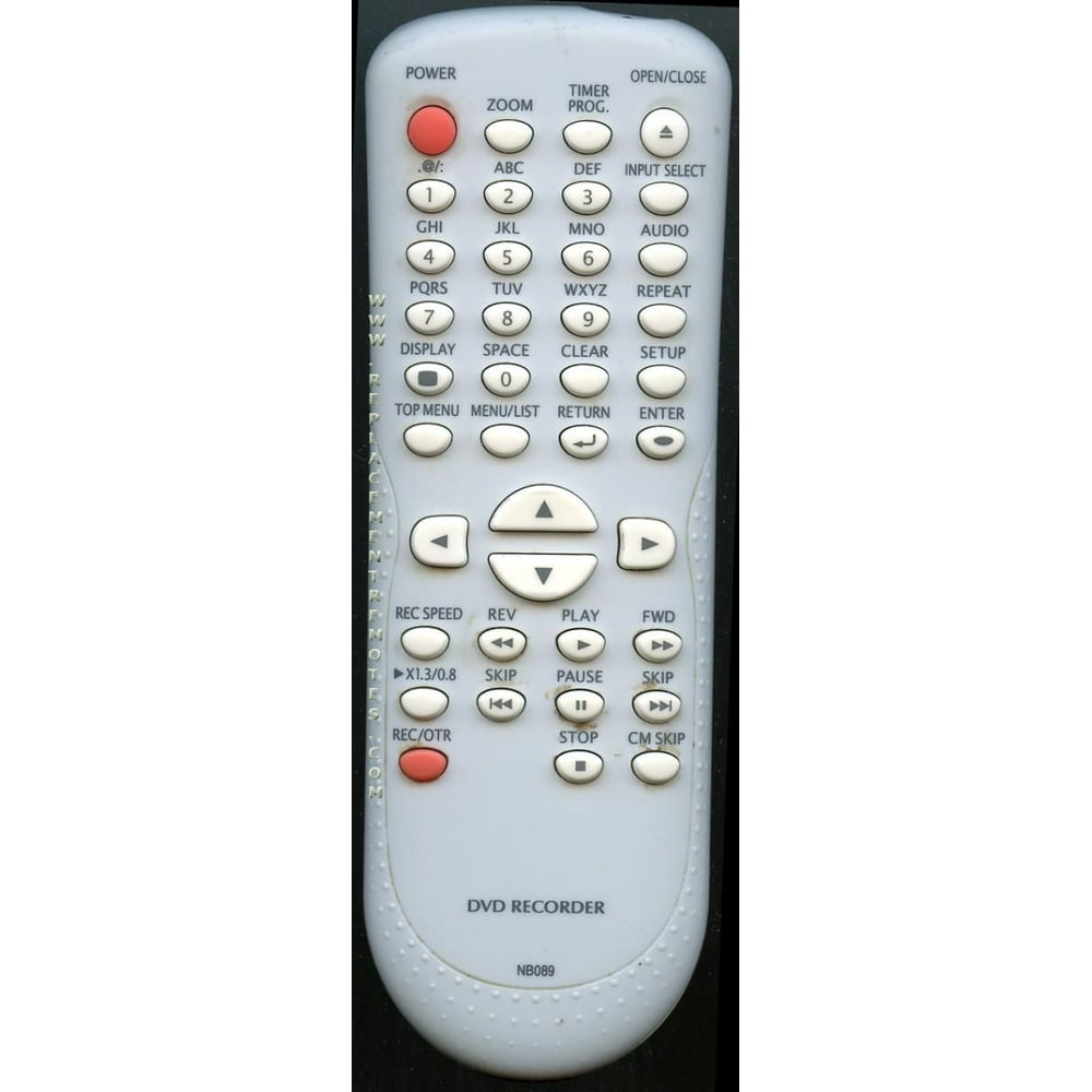 SYLVANIA NB089 (p/n NB089UD) DVD Recorder (DVDR) Remote Control (new