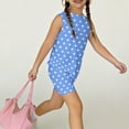 thumbnail image 5 of Grblisyd Girls Summer Outfits 2 Piece Set Polka Dots Tank Top and Biker Shorts Sets Kids Clothes 5-13 Y, 5 of 6