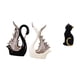 thumbnail image 5 of estatua de cisne,Figuras de cisne,estatuas,decoración del hogar,fiesta de bodas,Figura de escritorio,Estatua de gato,linda estantería,escritorio,decoración del hogar,Figura decorativa, 5 of 8