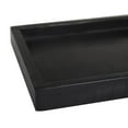 thumbnail image 5 of CosmoLiving by Cosmopolitan 14", 11"W Black Marble Slim Tray with Raised Edge, 2-Pieces, 5 of 12