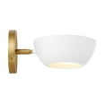 thumbnail image 3 of Wall Sconce in White and Natural Brass, 3 of 7