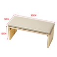 thumbnail image 2 of serony Arm Rest Cushion Waterproof Double-Layer Wood for Nail Tech Use Salon Arm Grey, 2 of 6