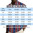 thumbnail image 3 of Hogleaql Men's 250 Anniversary Usa Shirts 4th Of July American Flag Print Short Sleeve Patriotic Shirt Collared Button Fashion Beach Workout Outfits Dark Blue XL, 3 of 6