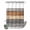 Gray Brown, variant on No Hook Shower Curtain, Farmhouse Light Blue Brown Shower Curtains for Bathroom with See Through Top Window, Vintage Wooden Striped Waterproof & Washable Bath Curtain Stand Up Stall 36"x72"