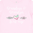 thumbnail image 4 of Inktastic Grandma and Grandpa Love Me Heart Grandchild Boys or Girls Baby T-Shirt, 4 of 5