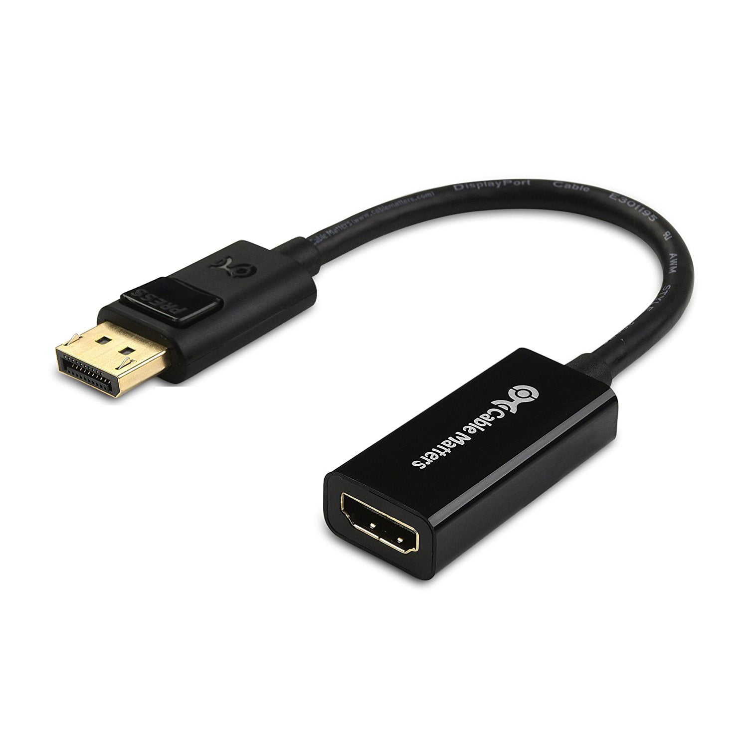 Cable Matters DisplayPort to HDMI Adapter (DP to HDMI Adapter