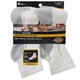 thumbnail image 1 of Calcetín Quarter Dickies Dri-Tech para hombre de 6 a 12 años, color blanco (paquete de 2), 1 of 1