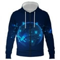 thumbnail image 1 of Sudadera con capucha y cremallera para primavera y otoño para hombre y mujer, sudadera con tecnología digital, jersey con estampado 3D, ropa de calle para niño y niña, abrigo con capucha para niño y n, 1 of 6