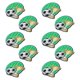 thumbnail image 1 of WHAMVOX 10Ud Broches De Fútbol Con Esmalte Multicolor Para De Y, 1 of 6