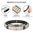thumbnail image 4 of Fotbe Dachshund Sitting in Bathtub Funda para Volante Universal de 15 pulgadas, Accesorios para Auto para Hombre y Mujer, Protector de Volante Cómodo para SUV y Sedán, 4 of 6