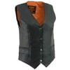 Milwaukee Leather Women's Classic Vest w/ Buffalo Snaps (2XL) - 2X-Large ML1253