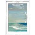 thumbnail image 5 of Art.com Early Morning Waves I Panel I Art Print by Silvia Vassileva, White Frame Wall Art, 17" x 23", 5 of 5