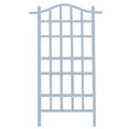 thumbnail image 1 of Dura-Trel Melrose Vinyl Garden Trellis, PVC Grid for Climbing Plants, White, 35" x 75", 1 of 7